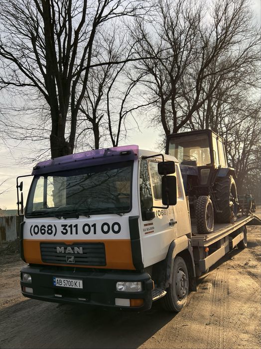 Евакуатор Вінниця до 12т, трал, лафет, эвакуатор, маніпулятор, вантажний евакуатор