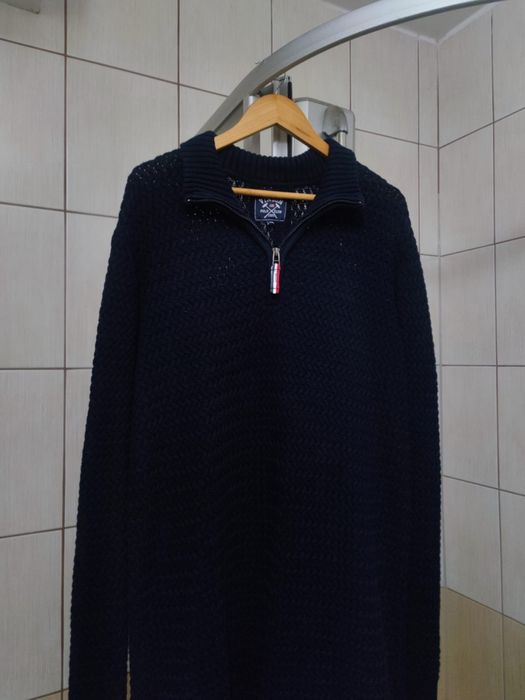 Sweter sweterek kardigan XXXL Vinson polo club granatowy ciemny niebie