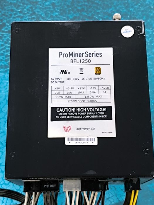 Блок питания Butterfly Labs Butterfly BFL Power Pro Miner Series 1250W