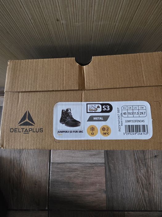 Buty robocze Delta Plus s3 zimowe rozmiar 45