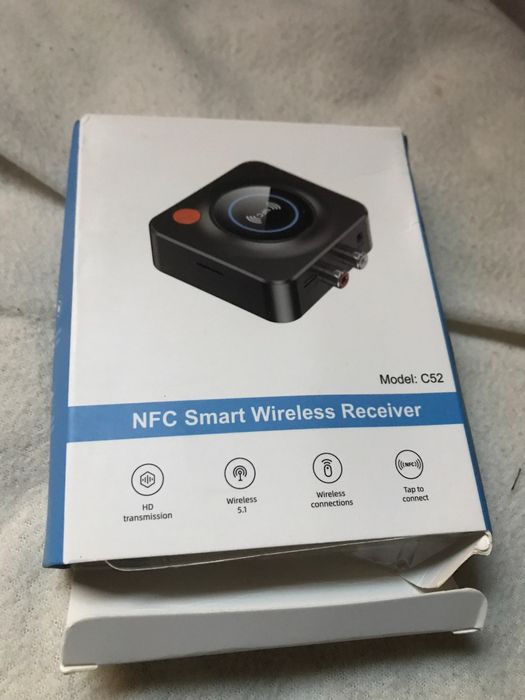 Ресивер  Bluetooth 5.1 аудио адаптер, RCA, aux авто комплект блютуз