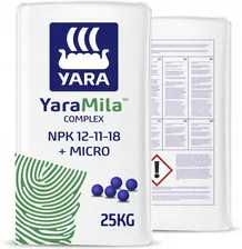 Yara Mila Complex  25KG nawóz NPK 12-11-18 + micro WYSYŁKA
