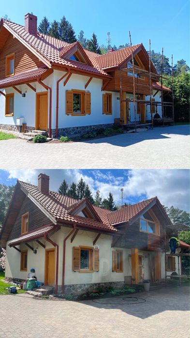 Mycie dachu-elewacji-kostki -fotowoltaiki