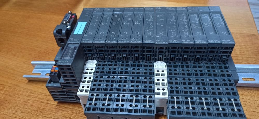 PLC+ Consola+ módulo interface+Fonte de Alimentação Siemens