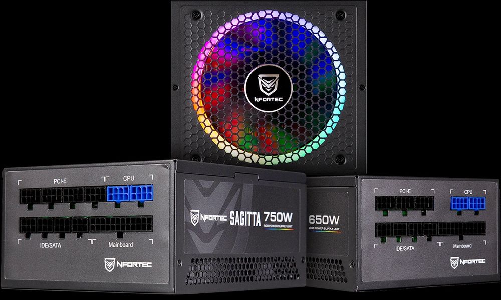 Fonte de alimentação RGB 750w 80 plus GOLD