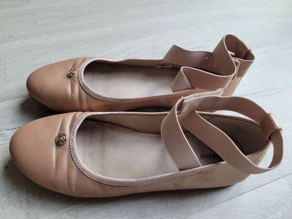 Mayoral buty złote baletki balerinki dla dziewczynki 37