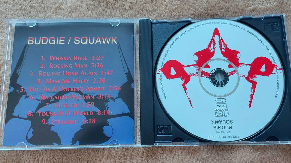 CD - Budgie - Squawk