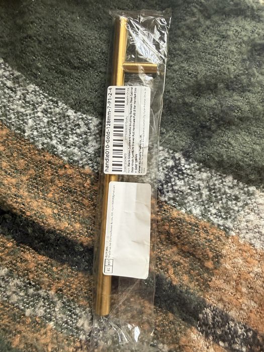 Puxadores para móveis aço inoxidàvel dourado