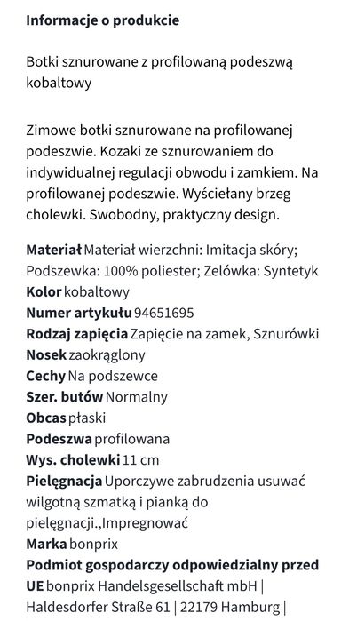 Buty botki ,,BPC" z profil. podeszwą+inne/43