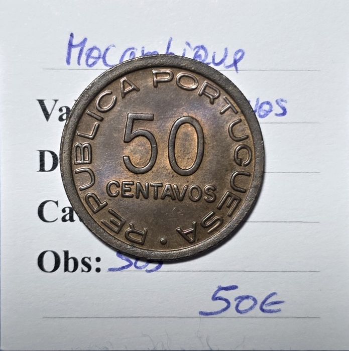50 centavos 1945 Moçambique