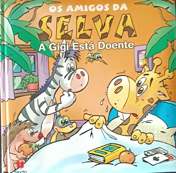 Livro Os Amigos da Selva "A Gigi Está Doente" de Caramel