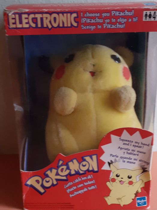 Brinquedo antigo. Electronic Pokémon. Picachu