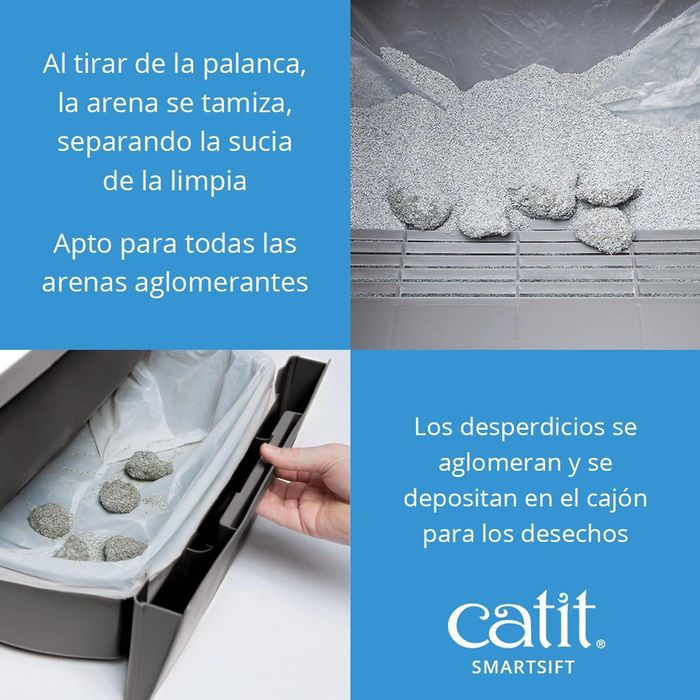 Caixa de Areia para Gatos - CATIT Smartsift - SO HOJE