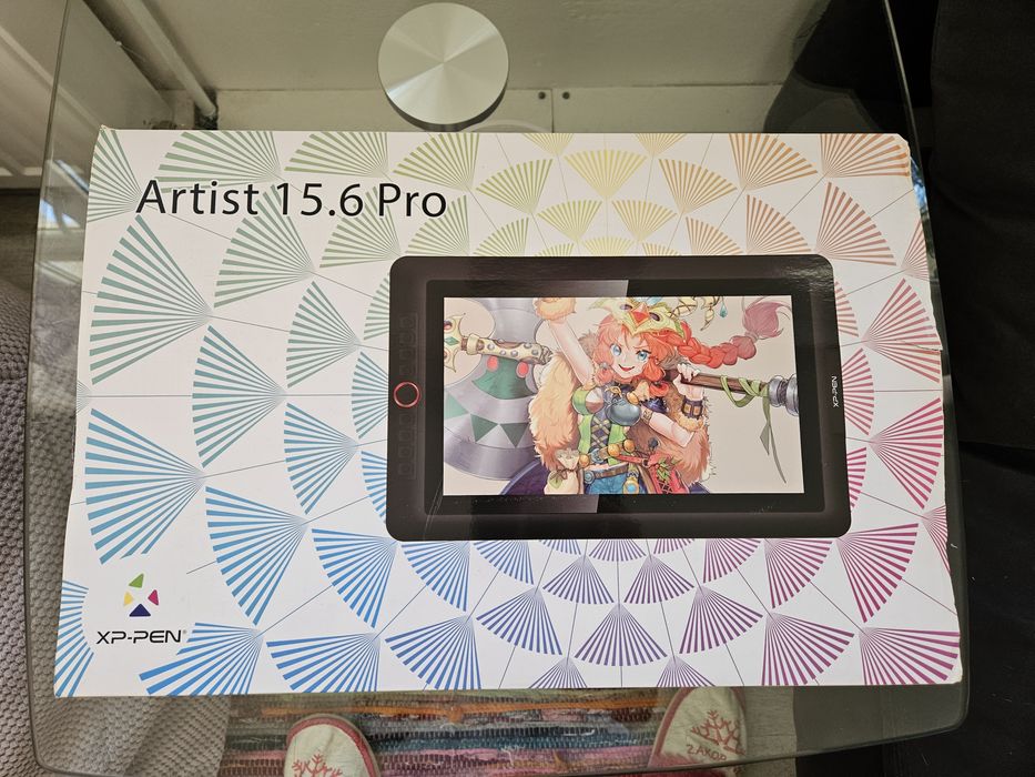 Tablet graficzny ekranowy XP-PEN Artist 15.6 Pro – JAK NOWY, folia, cały zestaw