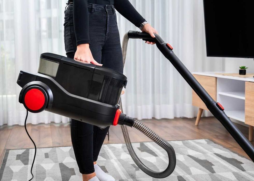 Do Dywanów ODKURZACZ PIORĄCY MOCNY 2000W na Kółkach Do Tapicerki Nowy