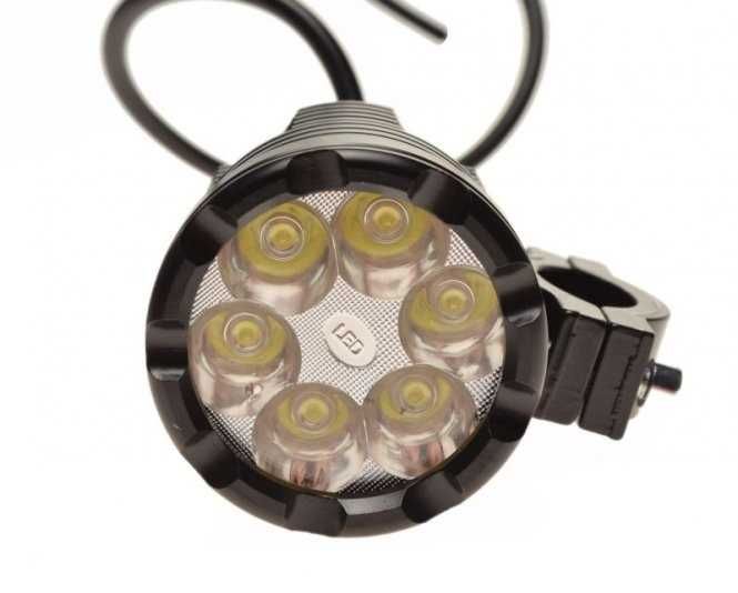 Halogeny Motocyklowe LED Aluminiowe 2x36W LED High Power Cree