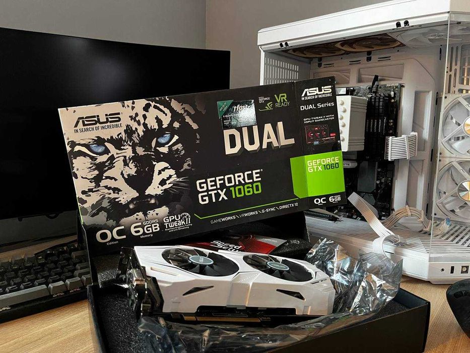 Відеокарта ASUS GTX 1060 6GB Dual OC White, б/в