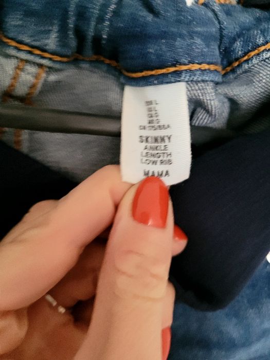 Spodnie skiny ciążowe jak i po ciążowe H&M, rozm.L.