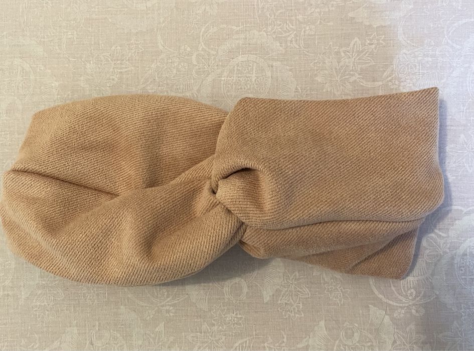 Повязка на голову, демисезон, женская, тёмно-розовый цвет