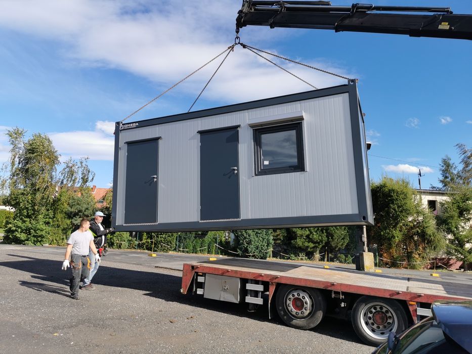 Kontener biurowy kontener budowlany stróżówka