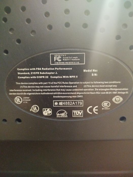 Монітор sony б/у, без шнура