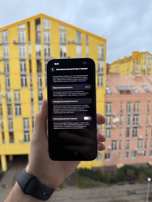 Физ сим 95% Аккум Идеал iPhone 14 Pro Max 256Gb Silver Айфон про мах