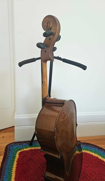 Violoncelo Stentor 1/2 (Revisão Luthier Jean-Yves Matter em 09/2026) + Arco + Mala