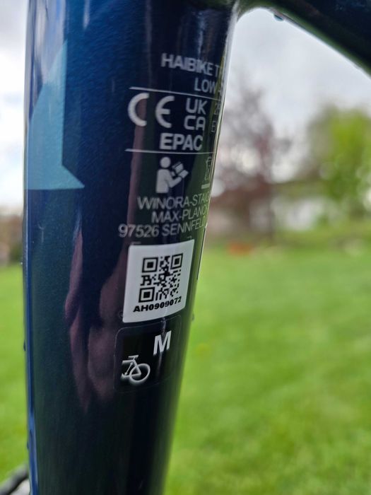 Rower HAIBIKE TREKKING 8.  750Wh Damski  Gloss Roy Blue Silver, rama M