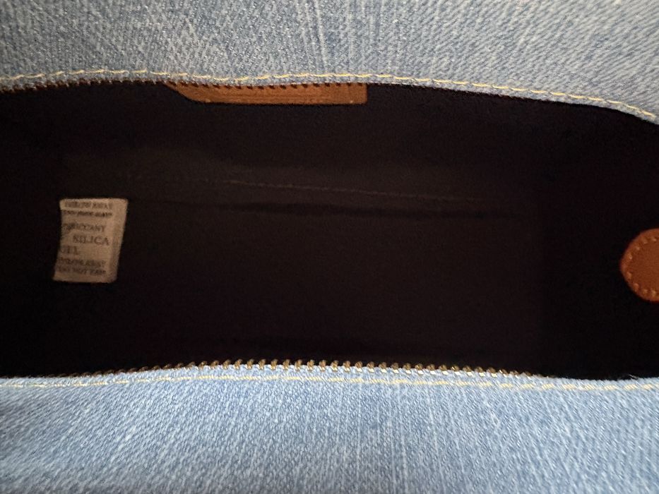 Torebka kuferek jeansowa ala coach nowa