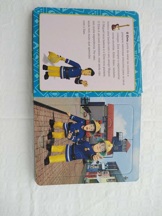 Livro de Puzzles Bombeiro Sam