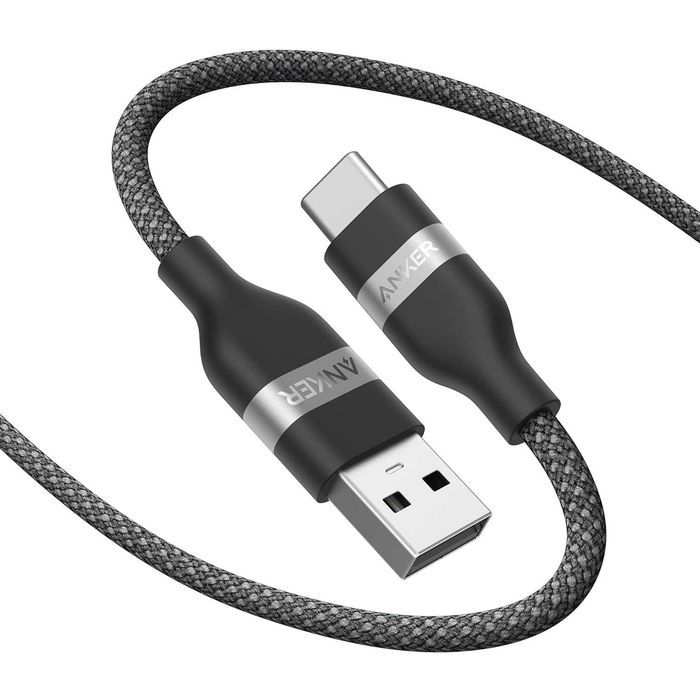 Кабель Anker USB-A - USB-C, 180 см, USB 2.0, чорний