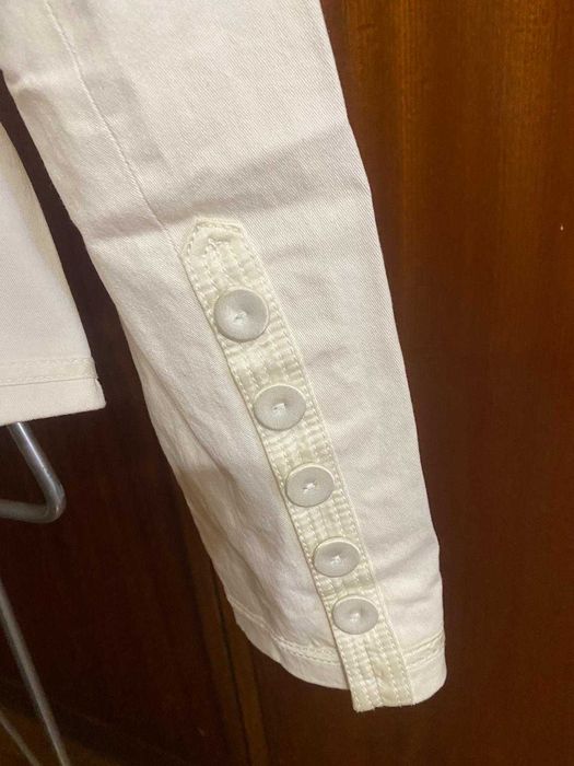 Casaco branco estílo Militar - Zara