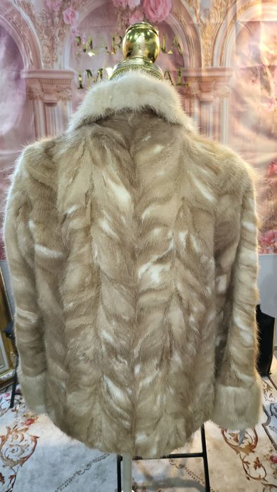 Casaco Vison Pérola/ autêntico