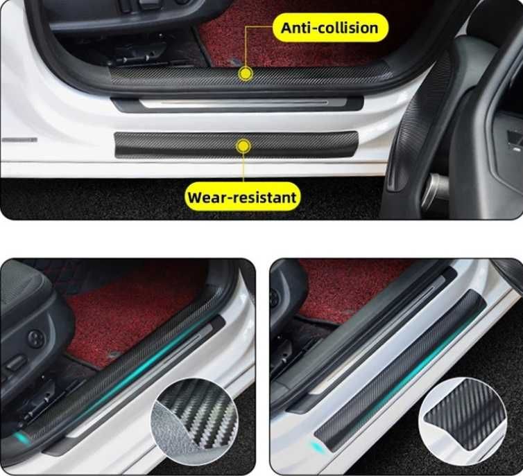 Карбонова захисна плівка 3D,  5D. Ширина: 5см, 7см, 10см. Дожина: 5м.