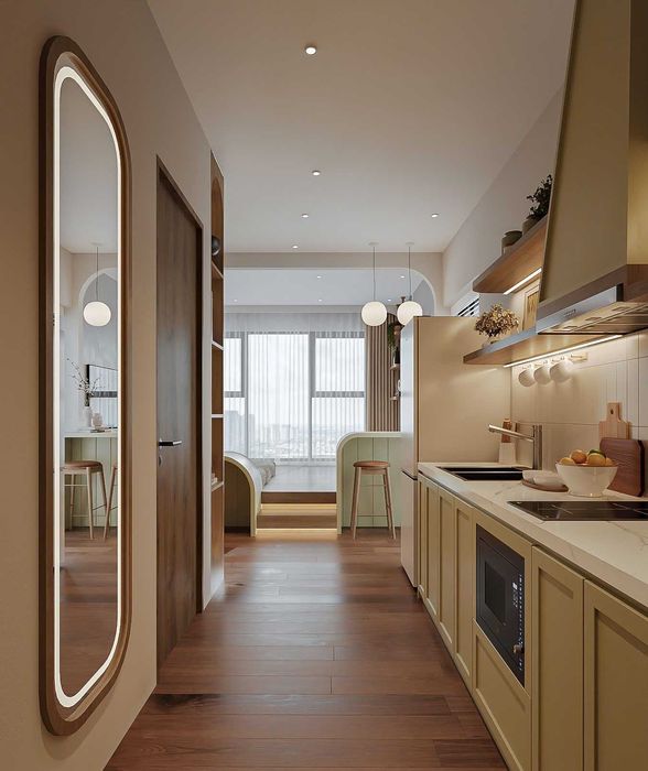 Linea Design – projekt wnętrz mieszkania lub domu | Wizualizacje 3D