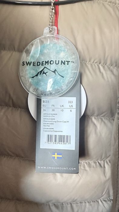 Новий пуховик swedemount