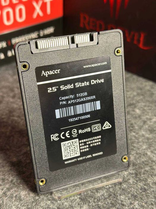 SSD Apacer Panther AS350X 512GB 2.5" | МАГАЗИН | Гарантія 365 днів