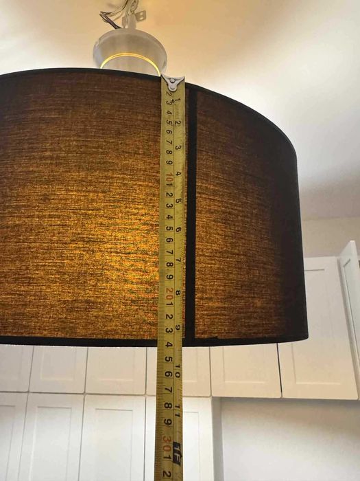 Lampa sufitowa Plafon Drum brazowy