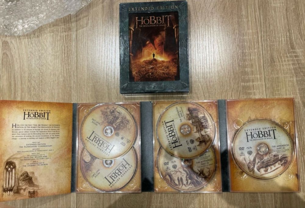 DVD The Hobbit: The Desolation of Smaug (Extended Edition - 5 discs)
