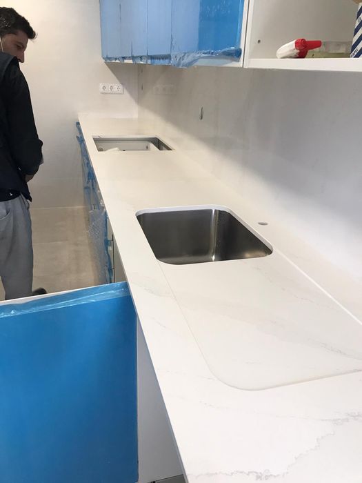 silestone calacata gold silestone - bancada calacata