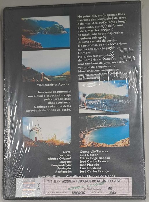 Pack sobre as Ilhas Portuguesas (4 DVD Novos e Selados)