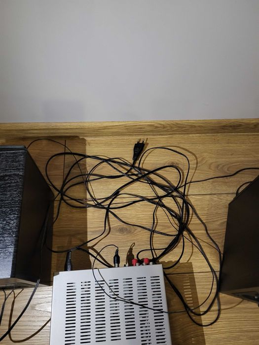 Wieża mini Denon M38 srebrna + 2xgłośniki M37 czarne