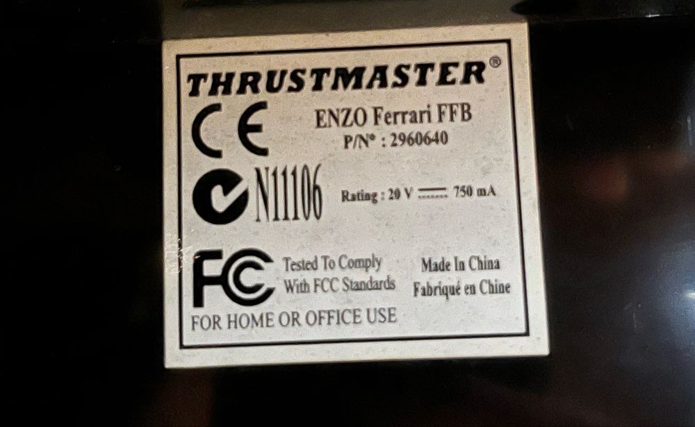 Volante logitech driving force pro + thrustmaster enzo ferrari FFB