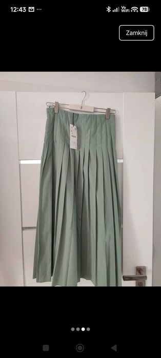 Spódnica plisowana Zara XS