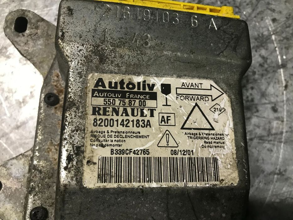 CENTRALINA DE AIRBAG RENAULT LAGUNA II REF. 8200142183A 550758700