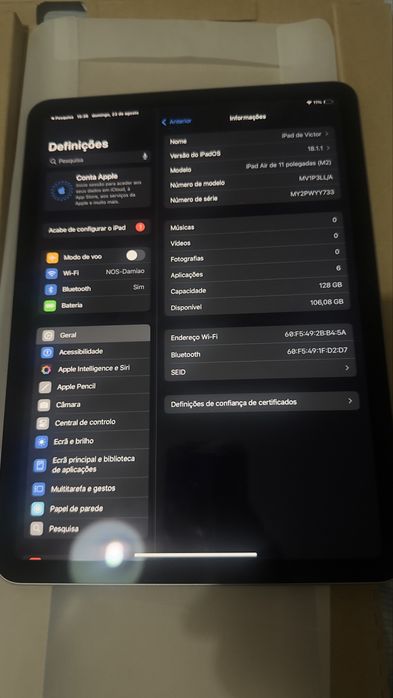 Ipad air 11 polegadas m2
