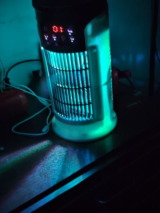 Mini ar condicionado com luz