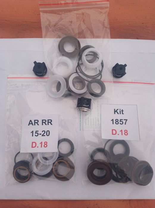 Kits de vedantes para bombas de alta pressão Anovi Riverberi