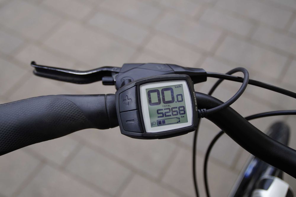 Rower elektryczny system Bosch hamulec w pedałach