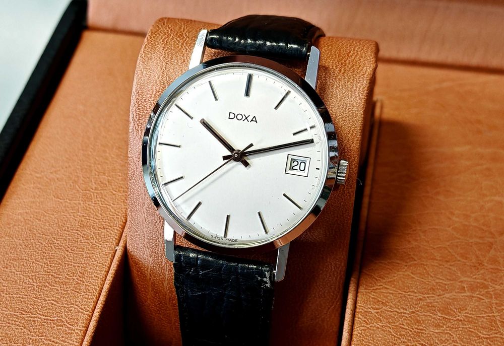Zegarek DOXA ANTIMAGNETIC 4905 17J Data Swiss Mechaniczny nakręcany Vintage Manual Rzadki Dokument Książeczka !
